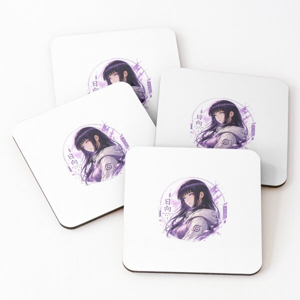 Item preview, Hinata Hyuga Purple Aesthetic Anime Sticker designed and sold by ZenOtaku Lab.