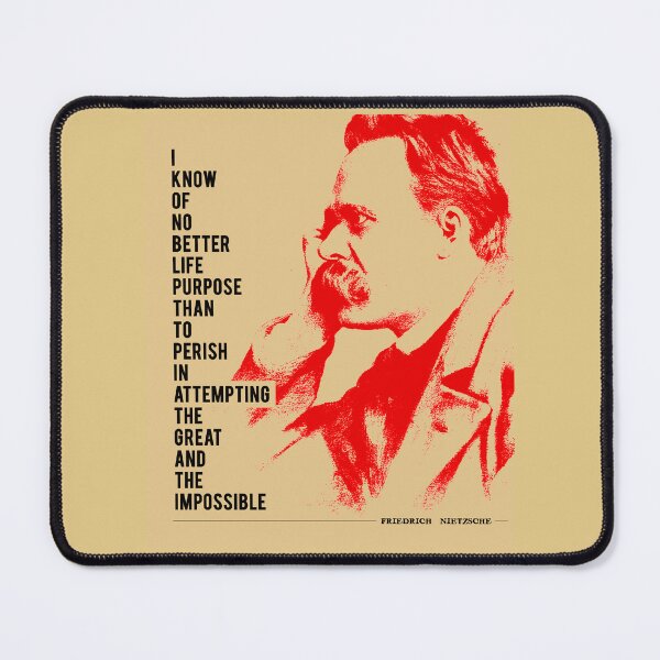 Item preview, Friedrich Nietzsche Quote on Attempting the Great and the Impossible designed and sold by pahleeloola.