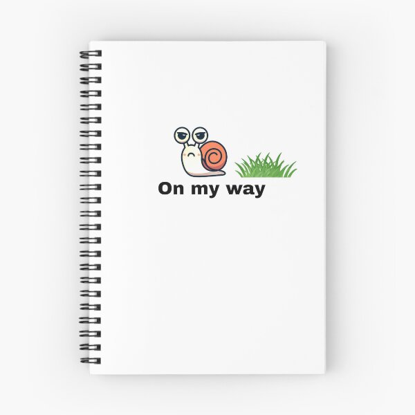 Item preview, Gráfico divertido de caracol: en camino designed and sold by SimpleDesign111.