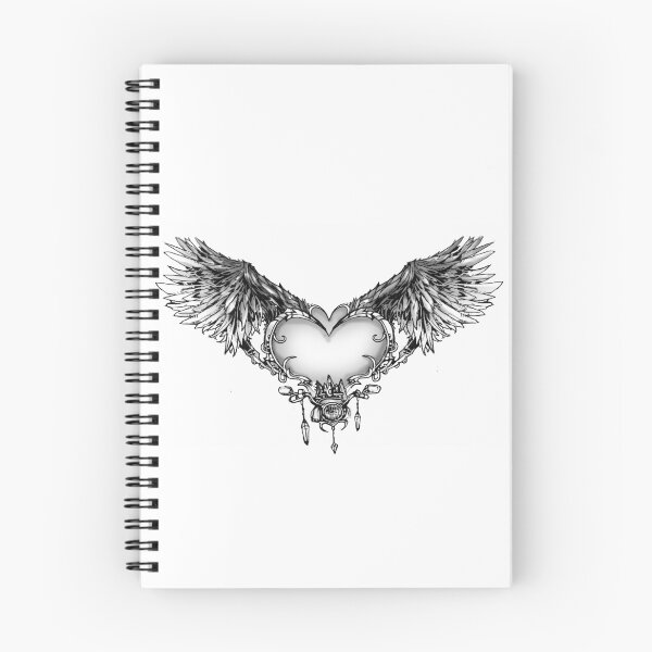 Item preview, Heart Wing Graphic designed and sold by Drawbright.