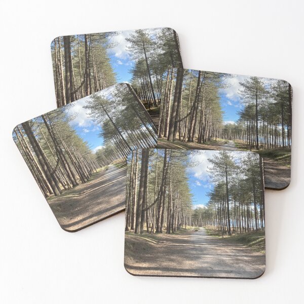Item preview, Forest Path Through Tall Pine Trees designed and sold by banana3397.