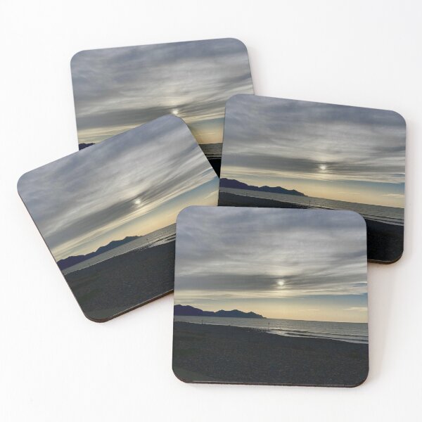 Item preview, Moody Sunset Over Rocky Beach Coast designed and sold by banana3397.