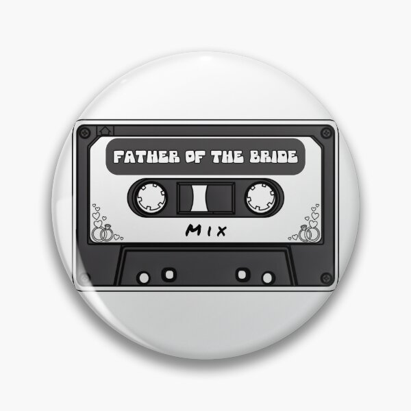 Item preview, Father of the Bride Shirt – Mixtape Cassette Wedding Tee – Wedding Party Gift for Father of the Bride designed and sold by MusicFanTees.