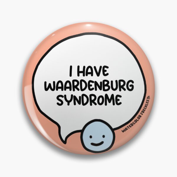 Item preview, I Have Waardenburg Syndrome Speech Bubble designed and sold by WCFreckles.