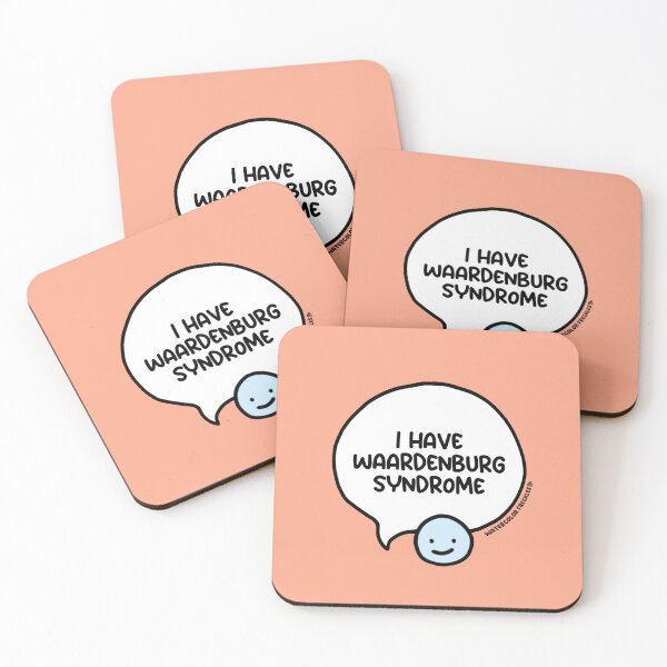 Item preview, I Have Waardenburg Syndrome Speech Bubble designed and sold by WCFreckles.