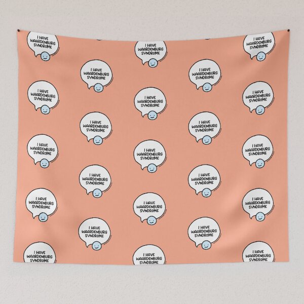 Item preview, I Have Waardenburg Syndrome Speech Bubble designed and sold by WCFreckles.