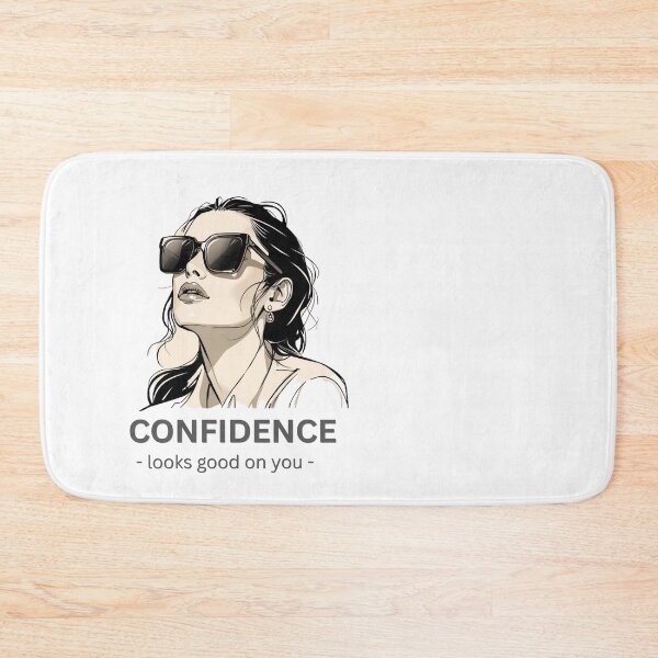 Item preview, Confidence Looks Good On You Elegant Feminine Empowerment Chic Design designed and sold by YourTrendyTees.