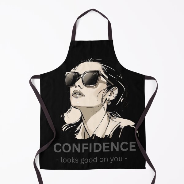 Aperçu de l'œuvre L'assurance vous va à merveille. Élégance, féminité et style chic. créée et vendue par YourTrendyTees.