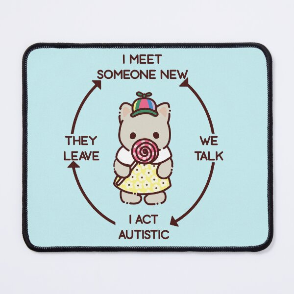 Item preview, i act autistic (kawaii) designed and sold by remerasnerdas.
