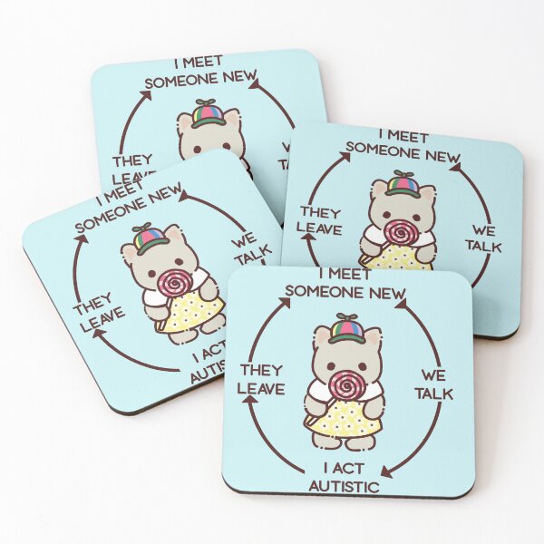 Item preview, i act autistic (kawaii) designed and sold by remerasnerdas.