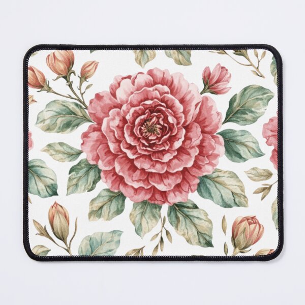 Item preview, Watercolor Peony Pattern – Elegant Floral Design for Modern Décor designed and sold by Joyfulfabric.
