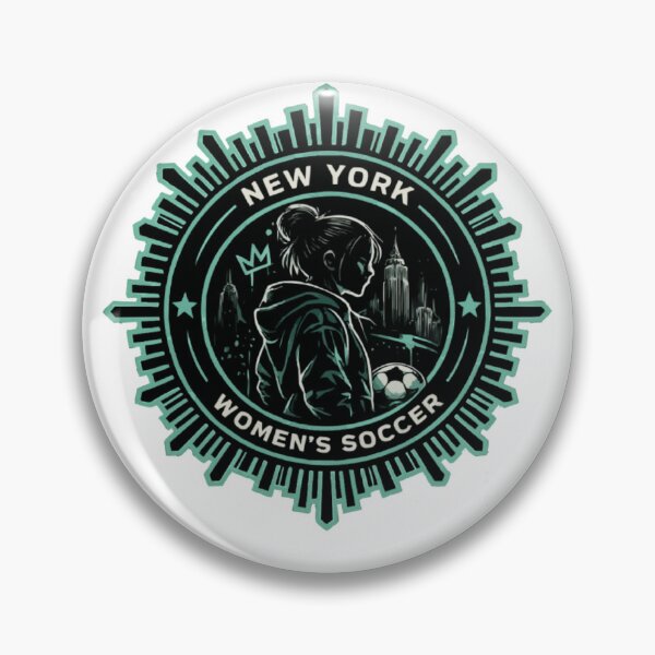 Item preview, New York Women’s Soccer – Urban Edge Badge designed and sold by PINK FREE.