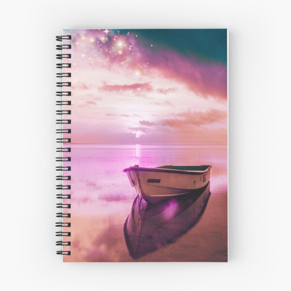Item preview, Infrared Sea Boat Poster | Surreal Ocean Sky Landscape | Unique Wall Art Gift designed and sold by Kubilay-Digital.