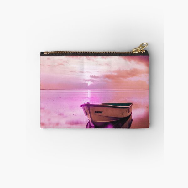 Item preview, Infrared Sea Boat Poster | Surreal Ocean Sky Landscape | Unique Wall Art Gift designed and sold by Kubilay-Digital.