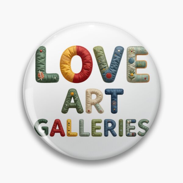 Item preview, LOVE ART GALLERIES - IN COLORFUL FAUX LETTERING designed and sold by AlexOBrienArt.