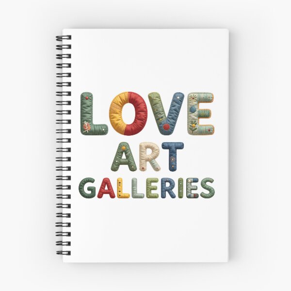 Item preview, LOVE ART GALLERIES - IN COLORFUL FAUX LETTERING designed and sold by AlexOBrienArt.