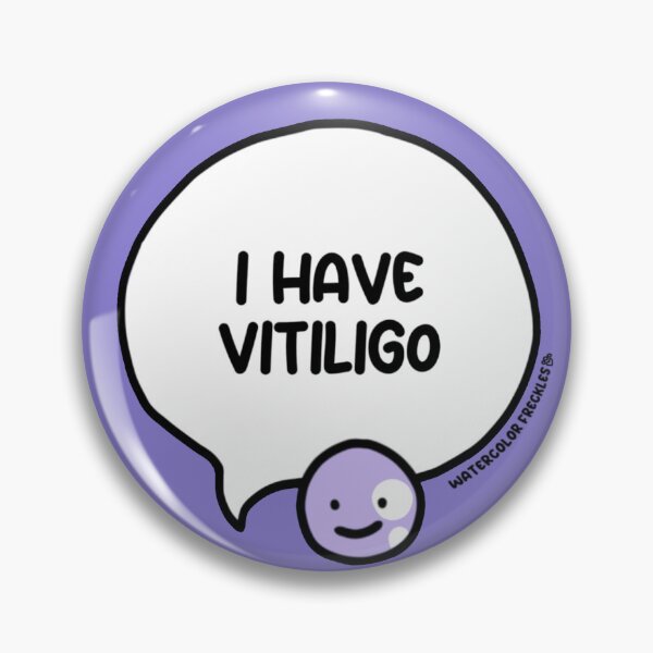 Item preview, I Have Vitiligo Speech Bubble designed and sold by WCFreckles.