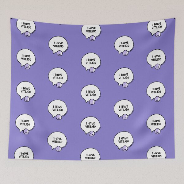 Item preview, I Have Vitiligo Speech Bubble designed and sold by WCFreckles.