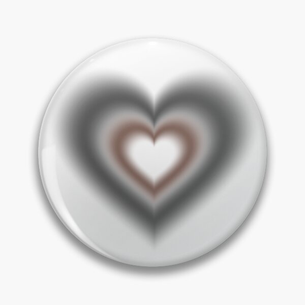 Item preview, Black and brown blurry hearts designed and sold by serenebookworm.