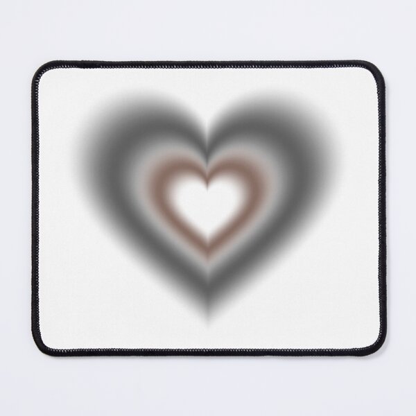 Item preview, Black and brown blurry hearts designed and sold by serenebookworm.