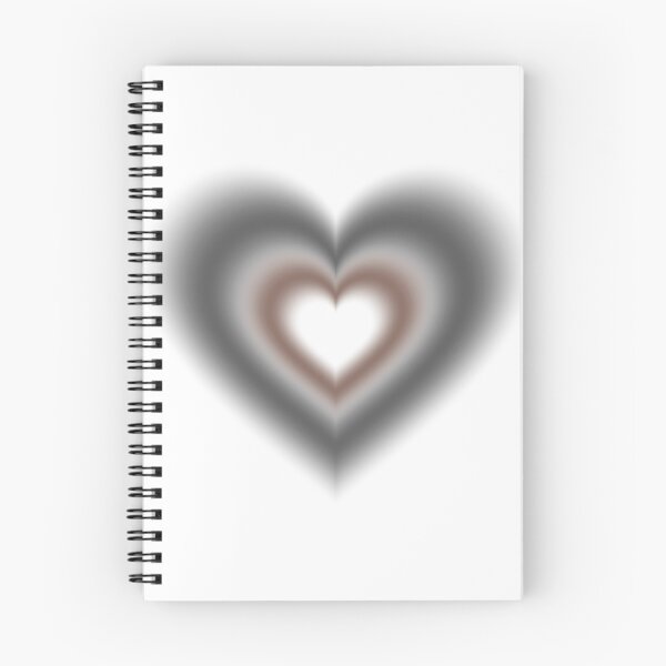 Item preview, Black and brown blurry hearts designed and sold by serenebookworm.