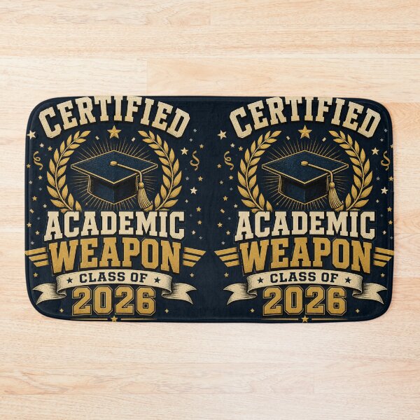 Item preview, Certified Academic Weapon Class of 2026 – Vintage Graduation Art | Grad Gift designed and sold by irfanshikh.