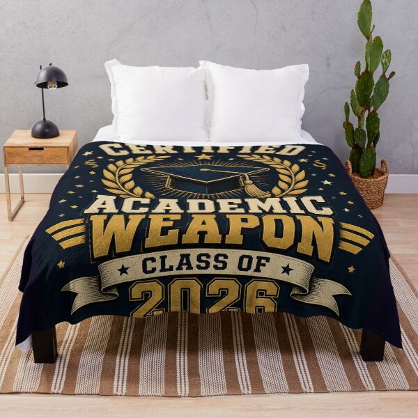 Item preview, Certified Academic Weapon Class of 2026 – Vintage Graduation Art | Grad Gift designed and sold by irfanshikh.
