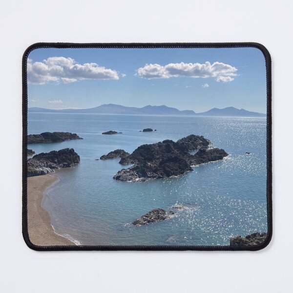 Item preview, Sunny Coastal Bay with Rocky Shoreline View designed and sold by banana3397.
