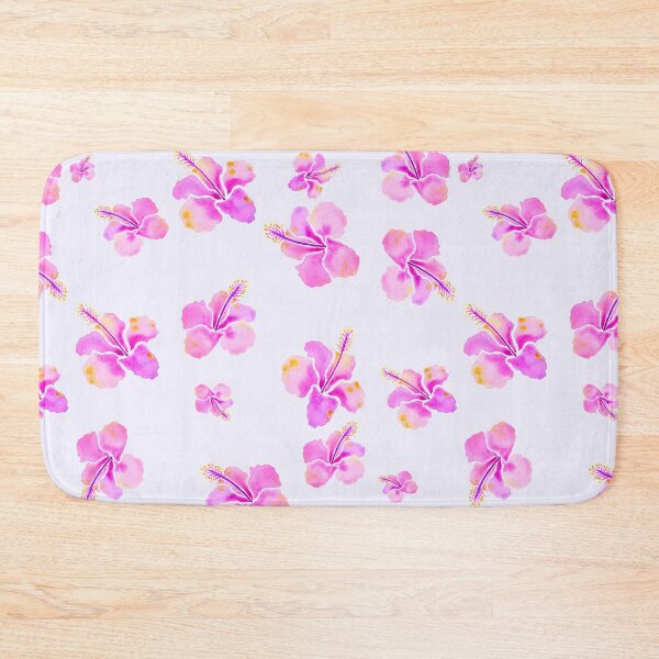 Item preview, Pink Hibiscus Scatter. Watercolor Tropical Floral Pattern  designed and sold by Piret Victoria Ribas.