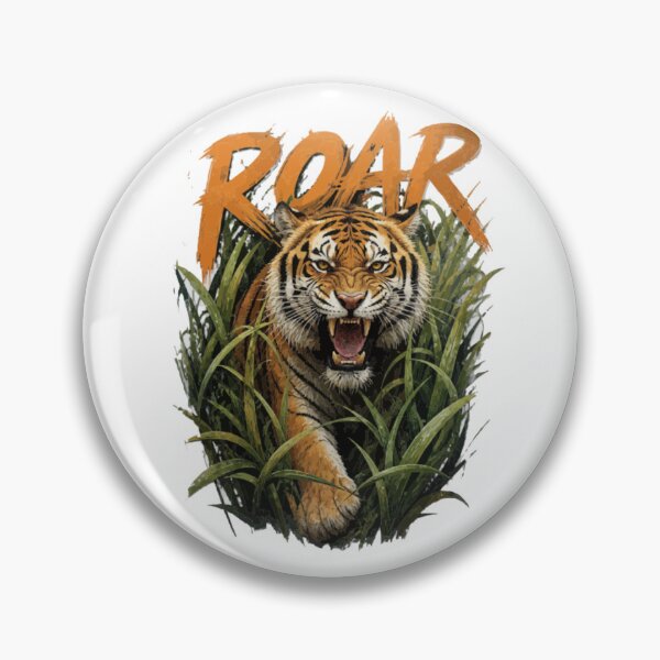 Item preview, Roar Tiger – Wild Power Graphic designed and sold by PINK FREE.
