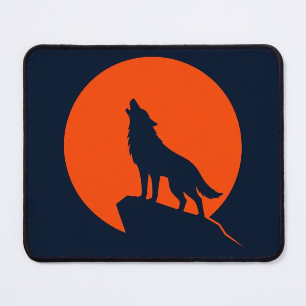 Item preview, Lone Wolf Sunset Silhouette designed and sold by Creative_Canvas.