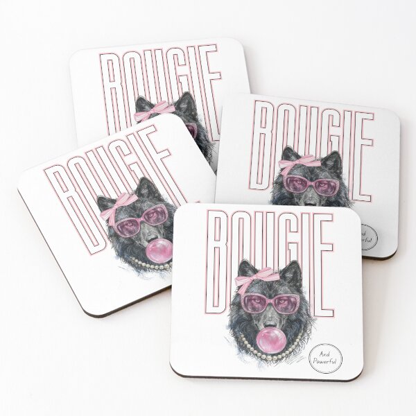 Item preview, Bougie Wolf in Pink Sunglasses Blowing Bubblegum Bubble– Coquette Rich Girl Aesthetic Funny Animal Design designed and sold by LAJdesigns.