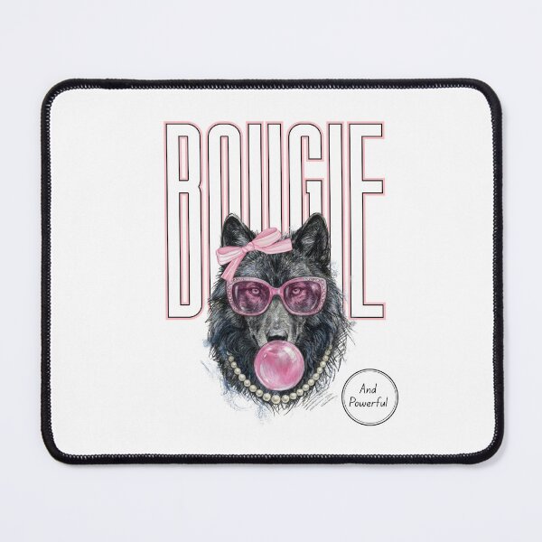 Item preview, Bougie Wolf in Pink Sunglasses Blowing Bubblegum Bubble– Coquette Rich Girl Aesthetic Funny Animal Design designed and sold by LAJdesigns.