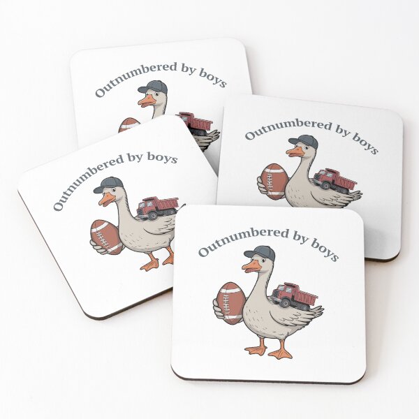 Item preview, Outnumbered By Boys Funny Boy Mom Goose designed and sold by MuniraWearify.