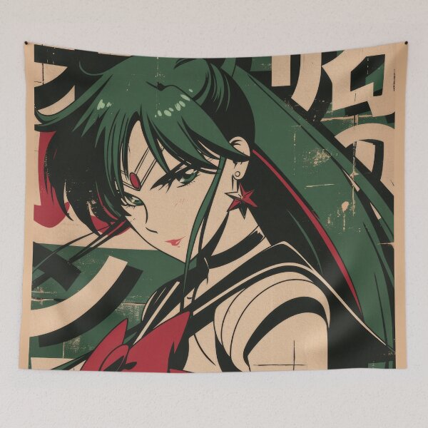 Item preview, Sailor Pluto Duotone Poster  designed and sold by AnimeArsenalPrints.