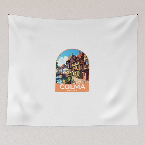 Item preview, Colma France Travel Sticker designed and sold by TulipaGraphics.