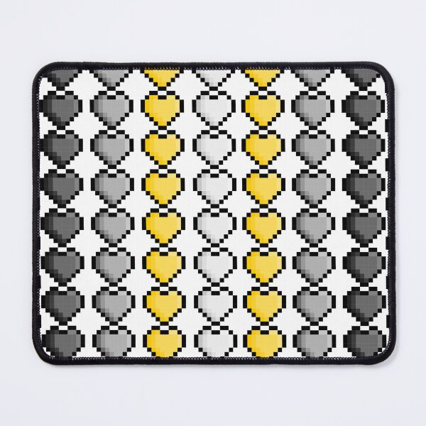 Item preview, Pixel Demigender Pride Flag Hearts designed and sold by HarveyHandcraftsandDesigns.