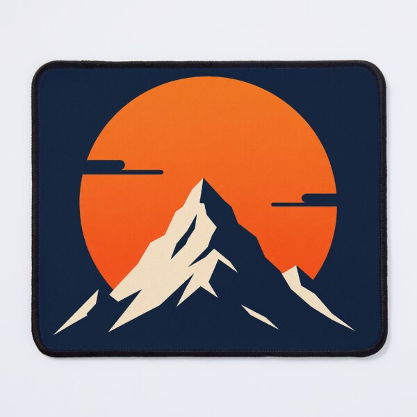 Item preview, Minimal Mountain Sunset Icon designed and sold by Creative_Canvas.