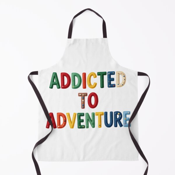 Item preview, ADDICTED TO ADVENTURE - IN COLORFUL FAUX LETTERING designed and sold by AlexOBrienArt.