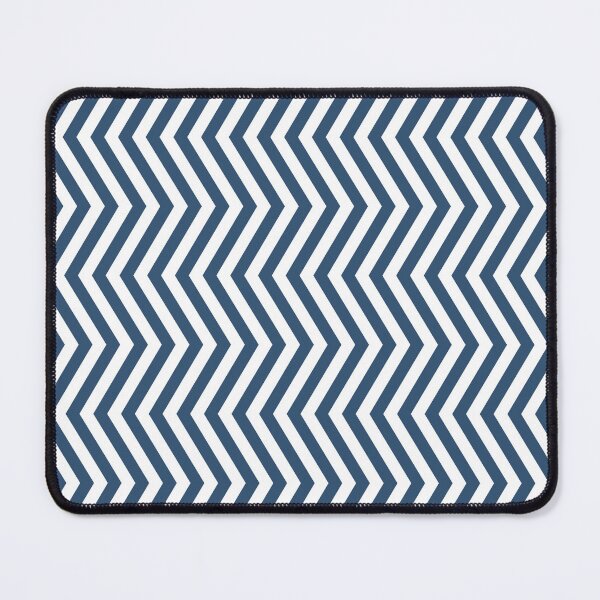 Item preview, Denim And White Chevron Pattern designed and sold by pattern-archive.
