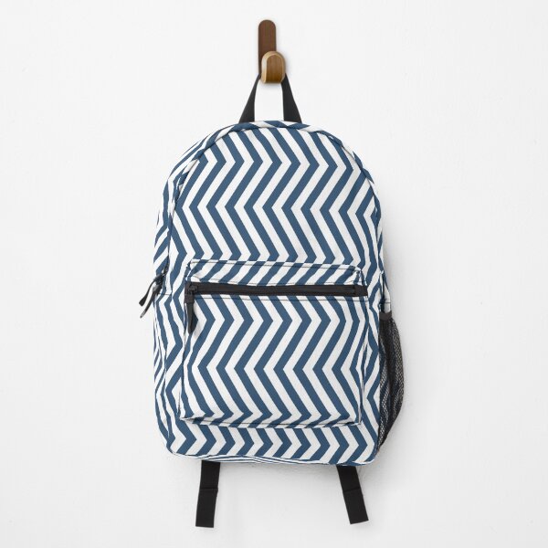 Item preview, Denim And White Chevron Pattern designed and sold by pattern-archive.