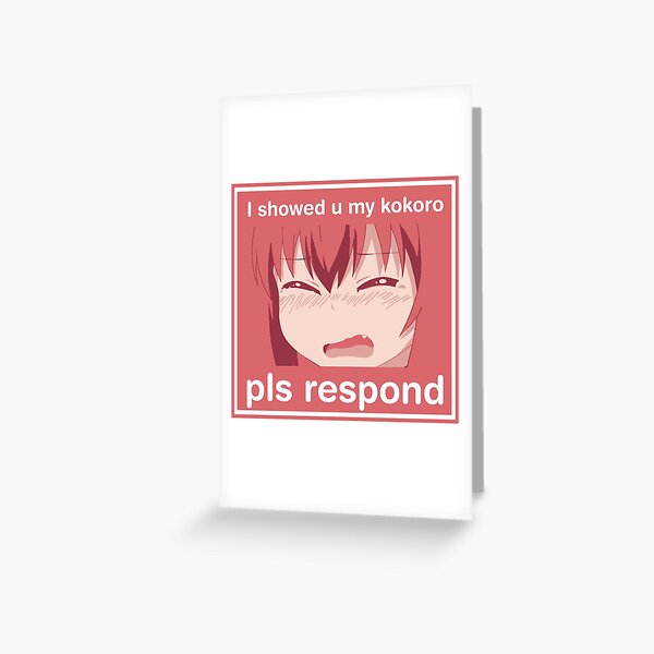 Doki Doki Memes Greeting Cards Redbubble