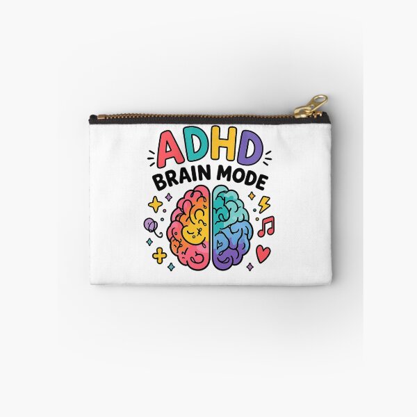 Item preview, ADHD Brain Mode Colorful Funny Neurodivergent T-Shirt designed and sold by FEEL GOOD CLUB DESIGNS.