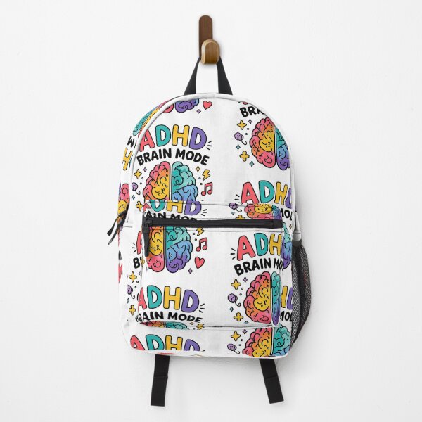 Item preview, ADHD Brain Mode Colorful Funny Neurodivergent T-Shirt designed and sold by FEEL GOOD CLUB DESIGNS.
