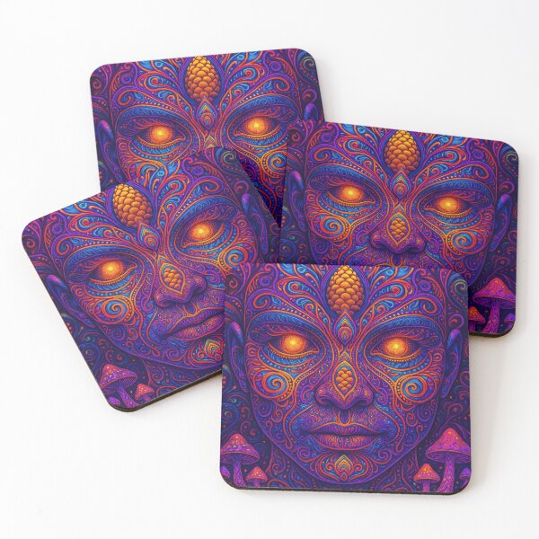 Item preview, Lab Visions 028: Shamanic Mask of Inner Fire designed and sold by The Psychedelic Anarchist.