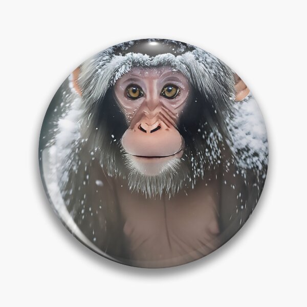 Item preview, Winter Gaze – Snow Monkey designed and sold by TheMarketplaceworld.