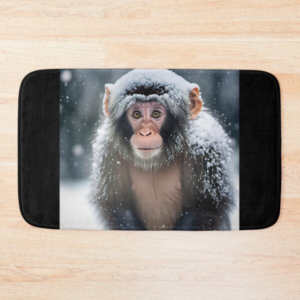 Item preview, Winter Gaze – Snow Monkey designed and sold by TheMarketplaceworld.