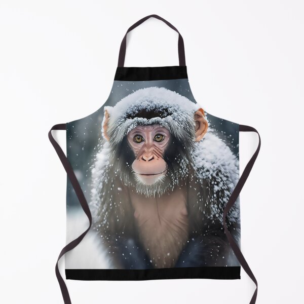 Item preview, Winter Gaze – Snow Monkey designed and sold by TheMarketplaceworld.