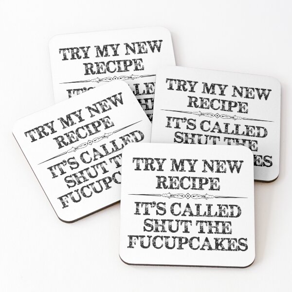 Item preview, Shut The Fucupcakes - Funny New Recipe Gifts for Cook and Chef and Cupcake Baker designed and sold by merkraht.