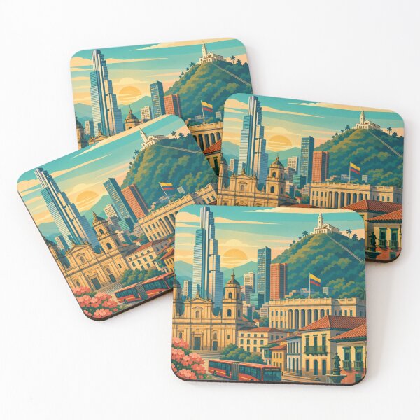 Item preview, Bogotá Colombia Travel Poster designed and sold by MatthewHeights.